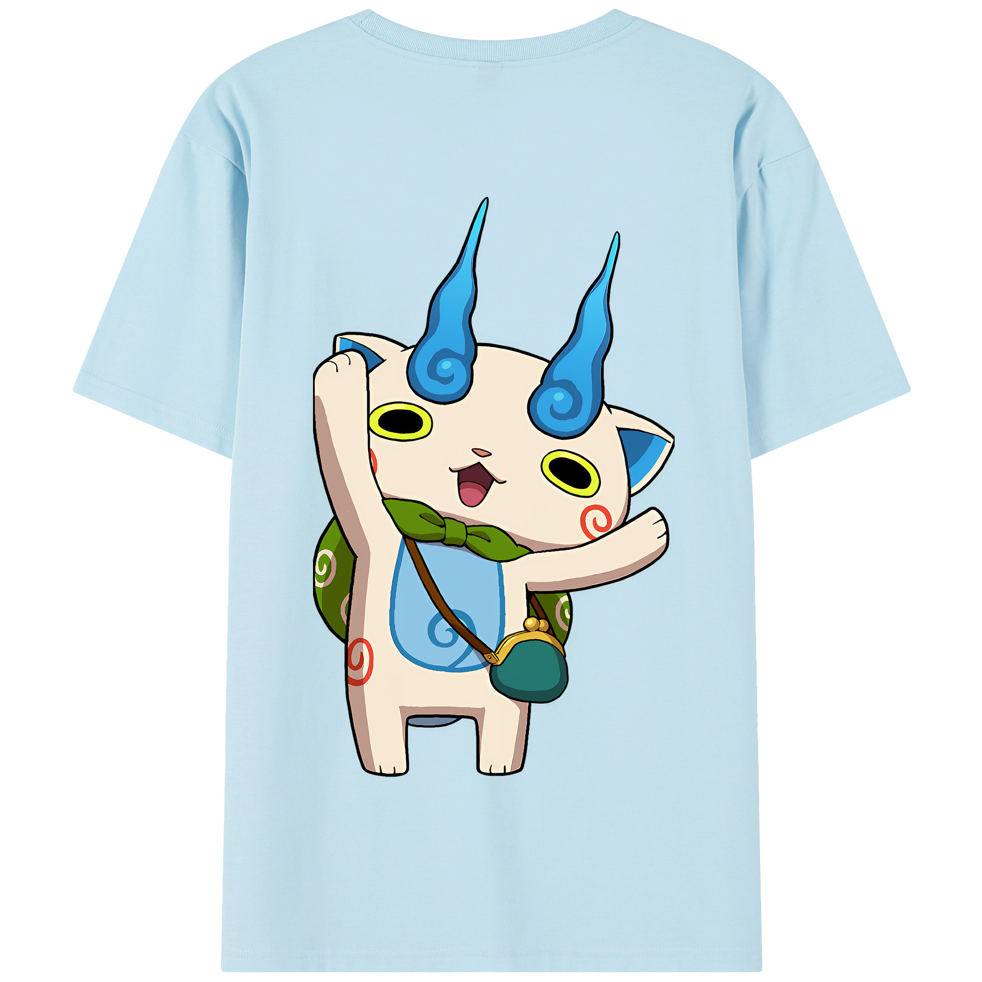 （画像用） 妖怪ウォッチ Yo-kai Watch 綿100％半袖Tシャツ（背面プリント）